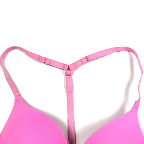 PINK Victoria’s Secret Push Up T-Strap Bra 34A - Picture 5 of 8